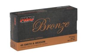 PMC Bronze 40 S&W 165gr FMJ Ammo - 50rds