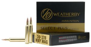 Weatherby Select Plus .30-378 Wby Mag 180gr Nosler Accubond Ammo - 20rds