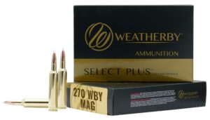 Weatherby Select Plus 270 WBY Mag 130gr Barnes TTSX Ammo - 20rds