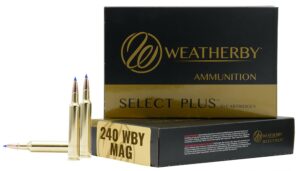 Weatherby Select Plus 240 WBY Mag 90gr Nosler AccuBond Ammo - 20rds