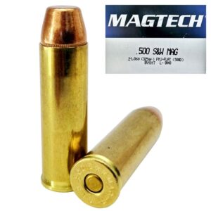 Magtech 500 S&W Mag 325gr FMJ-Flat Point Ammo - 20rd