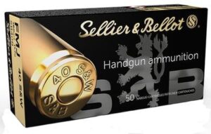 Sellier & Bellot 40 S&W 180 Grain FMJ Handgun Ammo - 50rd