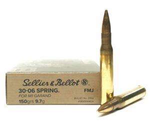 Sellier & Bellot 30-06 Springfield M1 GARAND 150gr FMJ Ammo - 20rd