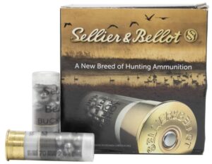 Sellier & Bellot Buck Shot 12 Gauge 2-3/4" 9 Pellets 00 Buck Ammo - 10rds