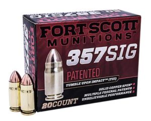 Fort Scott Munitions 357 Sig 95 Grain SCS TUI Ammo - 20rds
