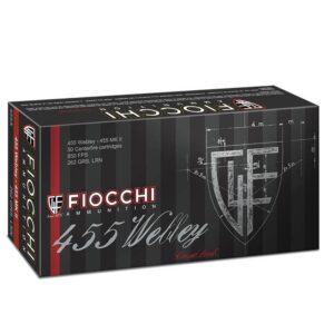 Fiocchi Classic 455 Webley 262gr LRN GZN Ammo - 50rd