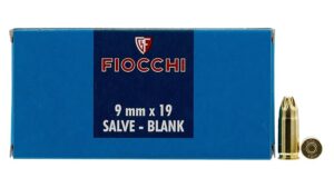 Fiocchi 9mm Luger BLANK Ammo - 50rd