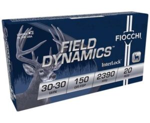 Fiocchi Field Dynamics 30-30 Win 150gr JSP InterLock Ammo - 20rds