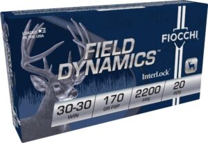 Fiocchi Field Dynamics 30-30 Win 170gr FSP InterLock Ammo - 20rds