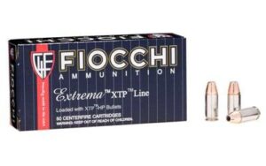 Fiocchi 9mm 147gr XTP JHP Hyperformance Defense Ammo - 25rds
