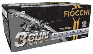 Fiocchi 12 Gauge 2-3/4 7/8oz Slug 3 Gun Match Line Ammo