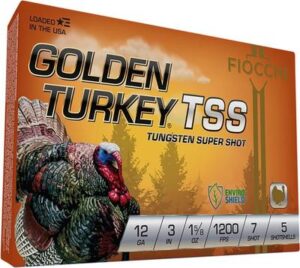 Fiocchi 12 Gauge Golden Turkey TSS 3" 1-5/8oz #7 Shot Ammo