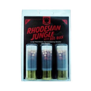 Reaper Defense 12 Gauge 2-3/4 Rhodesian Jungle Red Buck -3rds