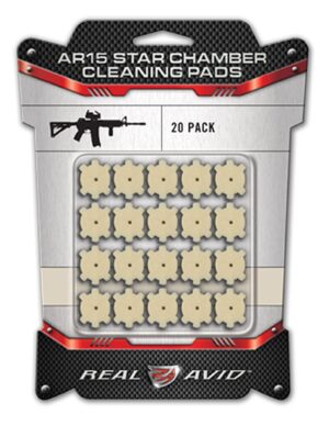 Real Avid Star Chamber Cleaning Pads 223/5.56x45mm NATO Wool 20pk