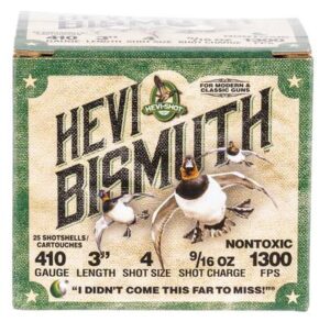 HEVI-Shot 410 Gauge 3 9/16oz #4 Shot HEVI-Bismuth Ammo