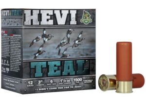 HEVI-Shot HEVI-Teal 12 Gauge 3" 1-1/4oz #6 Shot Ammo - 25rds
