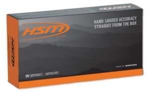 HSM Varmint 22-250 Rem 55gr Pointed Soft Point Ammo - 20rd