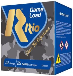 Rio 12 Gauge 2-3/4" 1-1/8oz #8 Shot Game Load Ammo - 25rds