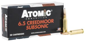 Atomic Subsonic 6.5 Creedmoor 129gr JSP Ammo - 20rds