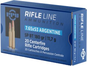 Prvi Partizan (PPU) 7.65X53mm Argentine 180gr SPBT Ammo - 20rds