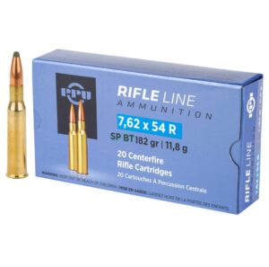 Prvi Partizan (PPU) 7.62x54R 150gr SP BT Rifle Line Ammo - 20rds