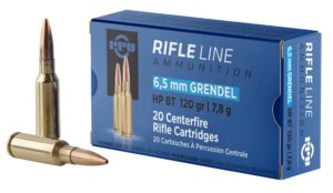 Privi Partizan (PPU) 6.5 Grendel 120gr Hollow Point Boat Tail Ammo - 20rd