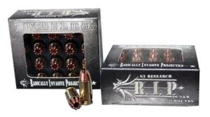 G2 Research 40 S&W 115gr HP R.I.P. Ammo - 20rds