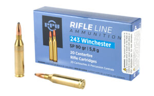 Prvi Partizan (PPU) 243 Win 90gr SP Ammo - 20rds