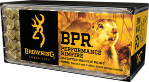 Browning 22 WMR 40gr Jacketed Hollow Point Ammo - 50rds