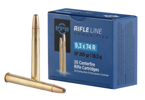 Privi Partizan (PPU) Metric Rifle 9.3x74R 285gr Soft Point Ammo - 20rd