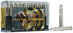 Federal Premium Safari Cape-Shok 470 NitroExpress 500gr Trophy Bonded Bear Claw Ammo - 20rd