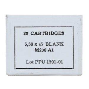 Prvi Partizan (PPU) 5.56x45mm M200 A1 Blank Ammo - 20rds