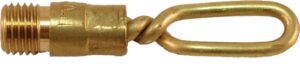 Pro-Shot Patch Holder All Gauge Shotgun #5/16-27 Thread Brass Slotted Tip