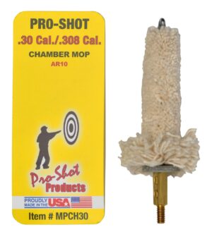 Pro-Shot Chamber Mop Military Style 30/308Cal/7.62x51mm AR Platform #8-32 Thread