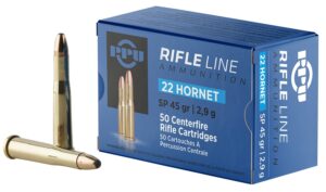 Prvi Partizan (PPU) 22 Hornet 45gr Soft Point Ammo - 50rds