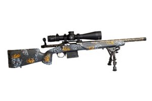 Horizon Firearms Venatic Carbon 7mm Backcountry 16" Bbl Gray/Black/Blue/Yellow/Carbon Fiber 4 Round Firearm