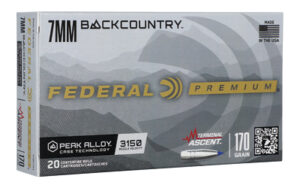 Federal Premium Backcountry 7MM 170gr Terminal Ascent Ammo - 20rd