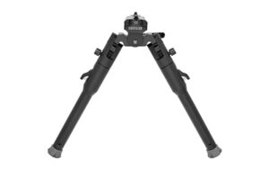 Warne Skyline Lite Bipod M-LOK Quick Detach Mount 6.5"-11.15" Height Anodized Finish Black