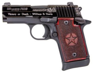 Sig Sauer P938 Texas Edition 9mm Luger 3" Bbl Blued/Wood 7 Round Firearm