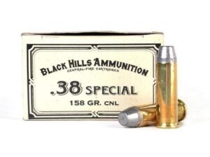 Black Hills Cowboy Action 38 Special 158 Grain CNL Ammo -50rd