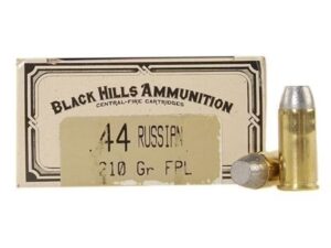 Black Hills Cowboy Action 44 Russian 210 Grain Lead Flat Point Ammo - 50rd