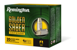 Remington Golden Saber Defense 45 Auto 230 Grain BJHP Ammo - 20rds