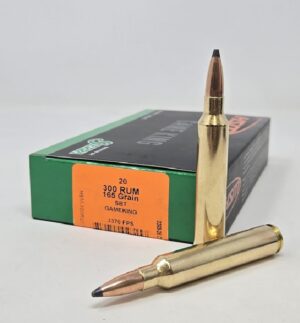HSM 300 RUM 165 gr Sierra GameKing Spitzer Boat Tail Ammo - 20rd