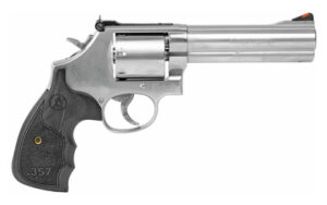 Smith & Wesson 686 Plus Deluxe 5" Bbl Stainless/Wood 7 Round Firearm