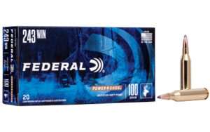 Federal Power-Shok 243 Win 100gr JSP Ammo - 20rdsrds