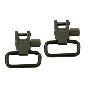 The Outdoor Connection Raptor Swivels with Lock 1" Wide - Black Oxide Finish