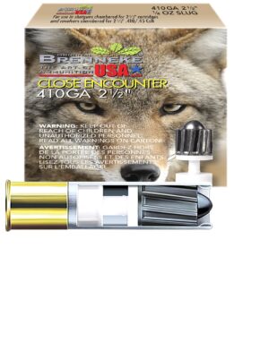 Brenneke Close Encounter 410 Gauge 2-1/2" 1/4oz Slug Ammo - 5rds