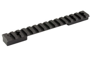 Warne Vapor For Howa 1500/Weatherby Vanguard Short Action 0 MOA Black Picatinny Rail