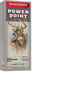 Winchester Super-X 223 WSSM 64gr Power-Point Ammo - 20rd