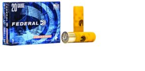 Federal 20 Gauge 2-3/4" 3/4oz Rifled Slug Power-Shok Ammo - 5rds